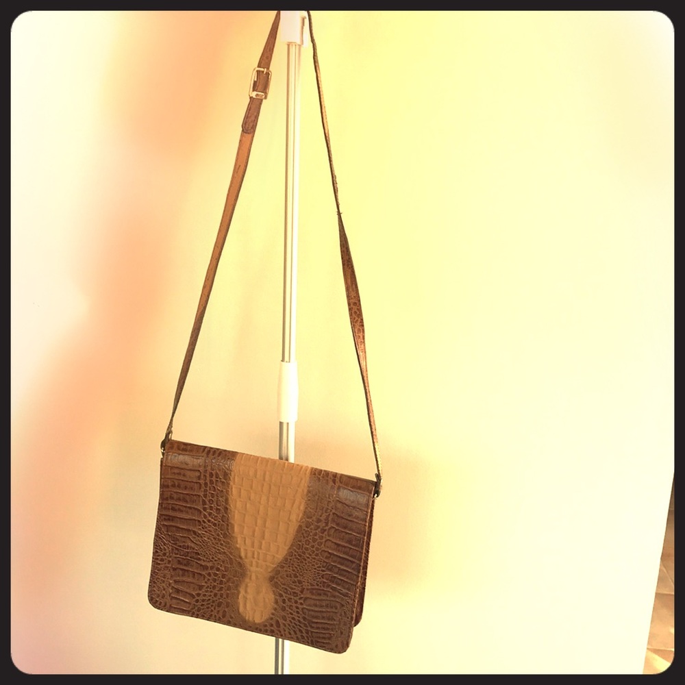 Paco Paris Alligator Crossbody Bag